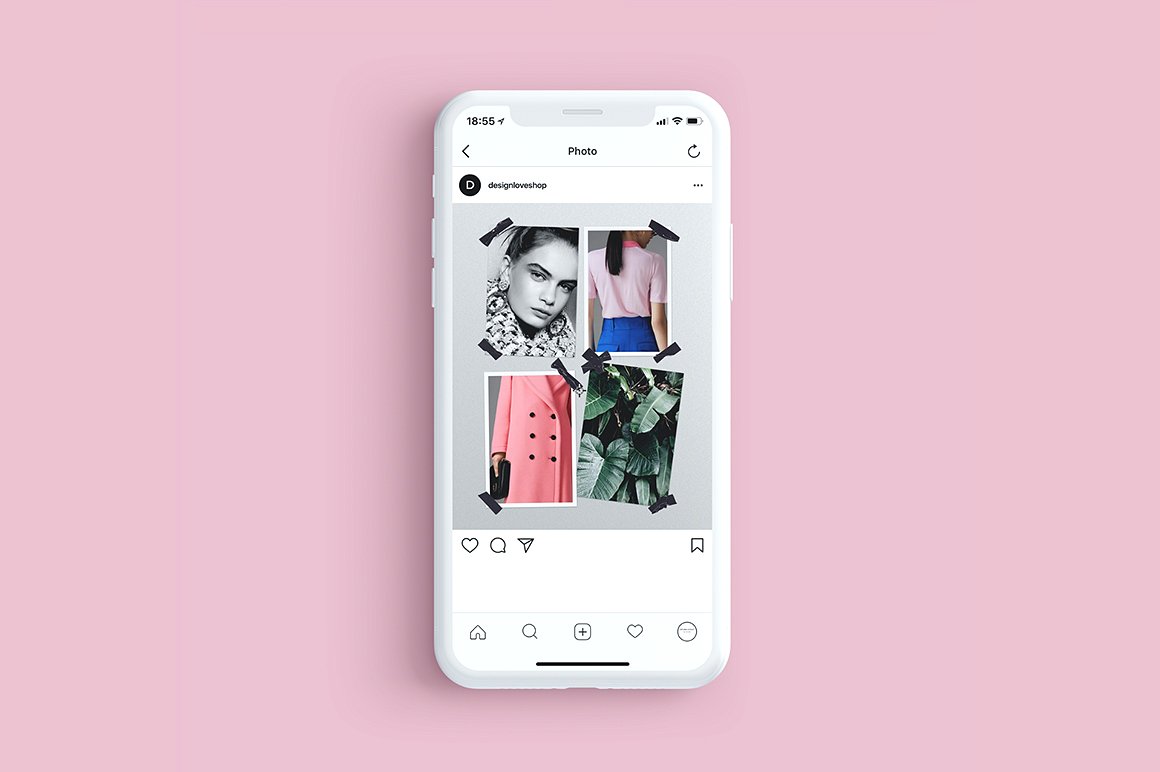 时尚服饰类Instagram贴图模板素材库精选 Moodboards for Instagram插图(3)