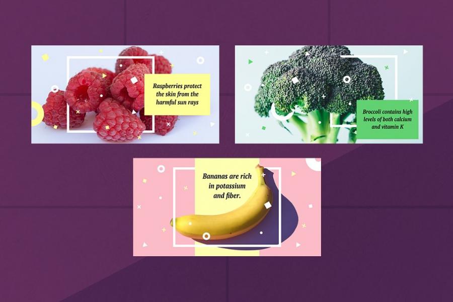 营养水果健康主题Facebook帖子模板素材库精选插图(3)