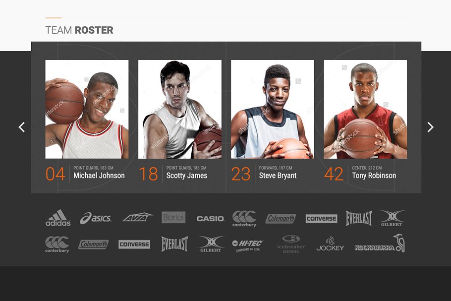 篮球训练营篮球主体Joomla主题模板16设计网精选 Hot Basketball插图(4)