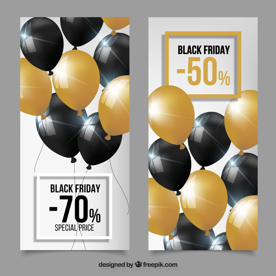 第四弹：30+黑色星期五促销广告物料素材 Black Friday Sales Graphics插图(39)