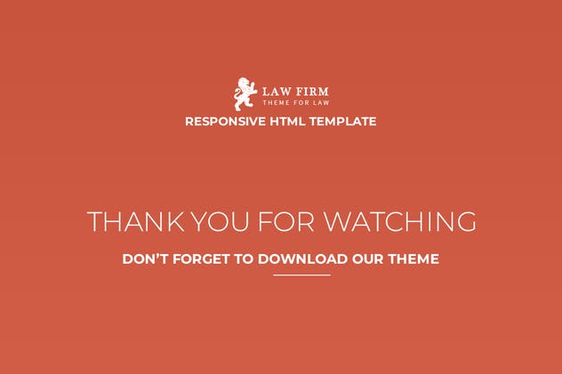 律师事务所响应式网站设计HTML5模板素材库精选 Law Firm – Responsive HTML Template插图(3)