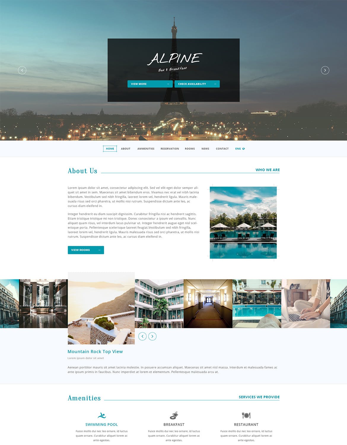 酒店品牌官网建设HTML模板普贤居精选下载 Alpine插图(2)
