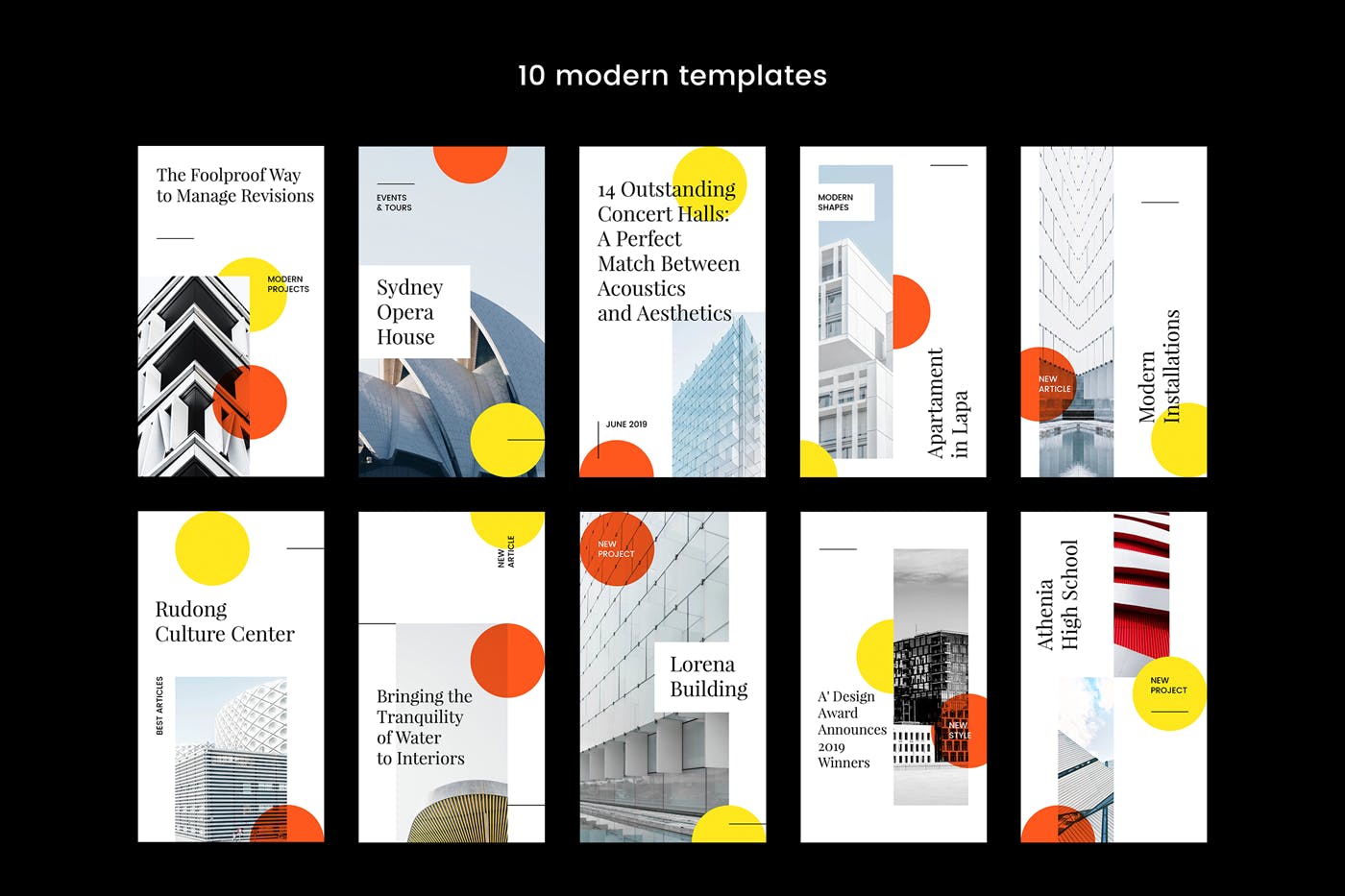 Instagram社交新媒体品牌故事推广设计模板素材库精选v21 Instagram Stories Kit (Vol.21)插图(1)