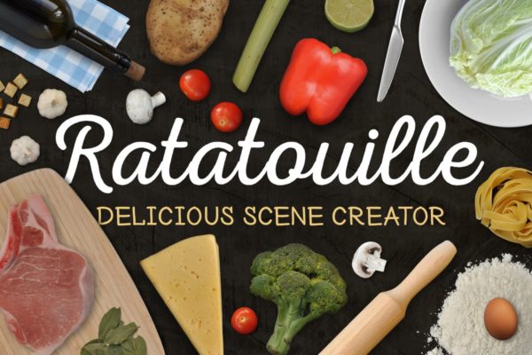 厨房美味美食场景设计套件 Ratatouille: Delicious Scene Creator