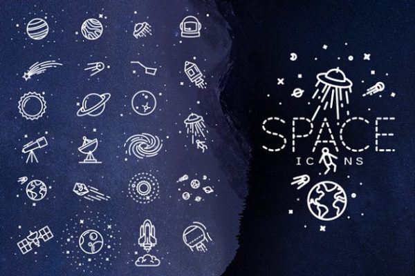 太空主题图标集 Space Icons