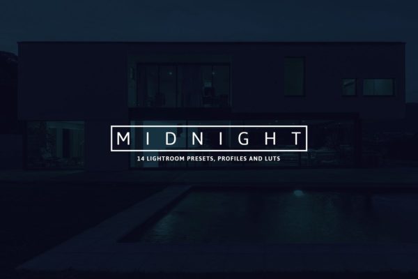 夜景照片效果处理LR预设 Midnight Lightroom Presets/Profiles