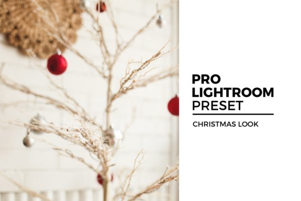6个圣诞主题摄影后期处理Lightroom预设 Christmas Look Lightroom Preset