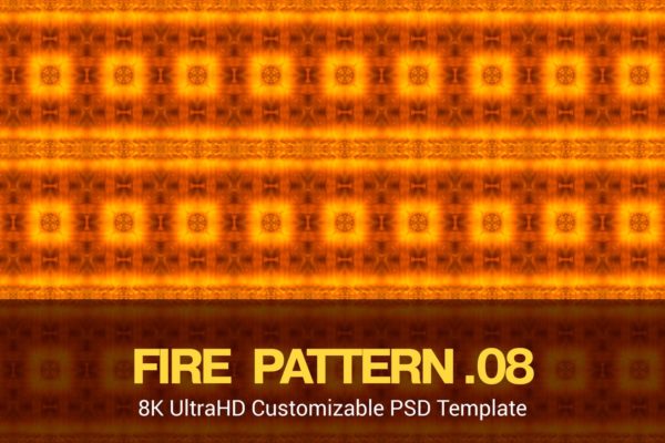 8K超高清无缝焰火/火花图案背景图素材v08 8K UltraHD Seamless Fire Pattern Background