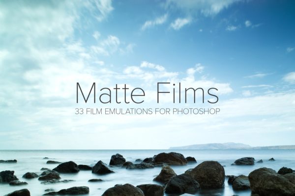 33款专业雾面胶片效果PS动作 33 Pro Matte Film Actions