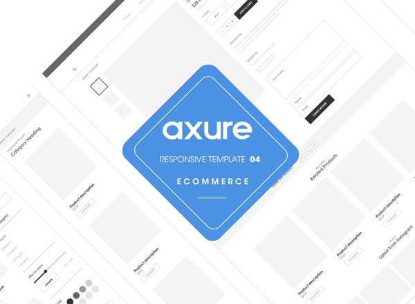 Axure 响应式电商网站产品原型模板