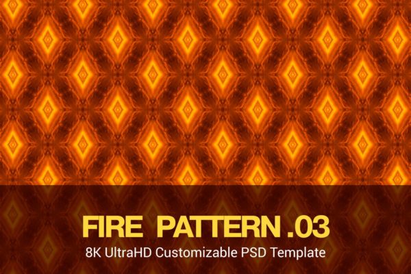 8K超高清无缝焰火/火花图案背景图素材v03 8K UltraHD Seamless Fire Pattern Background