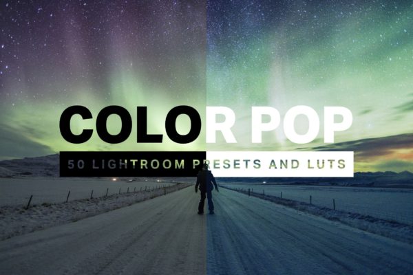 50种流行色色调照片滤镜亿图网易图库精选LR预设 50 Color Pop Lightroom Presets and LUTs