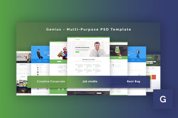 网站设计预览和缩略图生成器PSD模板 Envato Preview &amp; Thumbnail Creator
