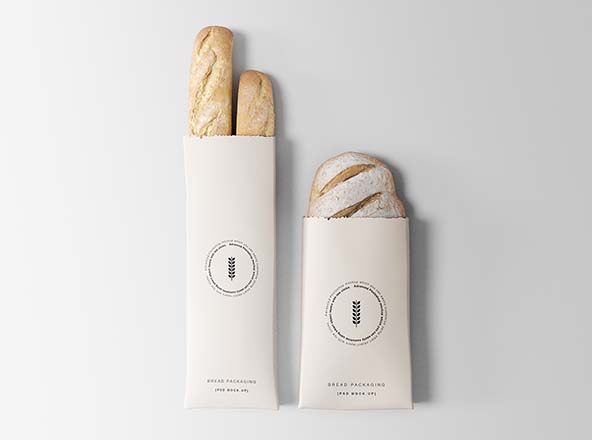 面包外带纸袋印刷设计图16图库精选