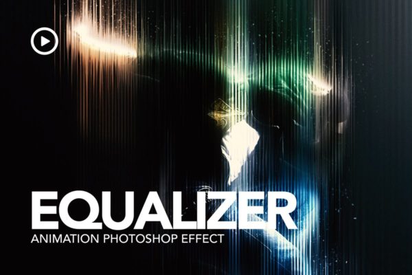 均衡器幻影照片效果PS动作 Equaliser Animation Photoshop Action