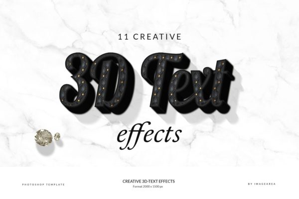 创意3D文字图层样式 Creative 3D-Text Effects
