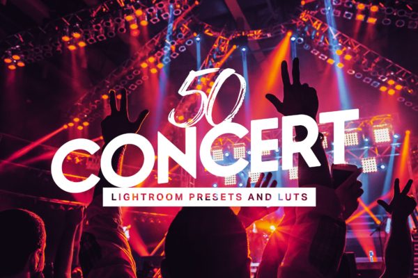 50款音乐节/演唱会等夜间表演场景照片16设计素材网精选LR预设 50 Concert Lightroom Presets LUTs