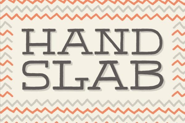英文手绘衬线字体下载 HandSlab