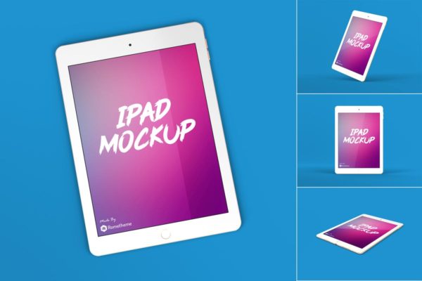 iPad平板电脑屏幕演示样机V1 Ipad Tablet Screen Mockup vol.1