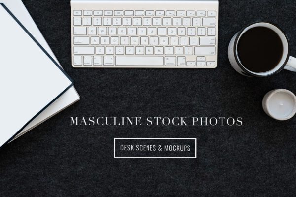 iPad办公场景样机模板 Masculine Stock Photos + iPad Mockup