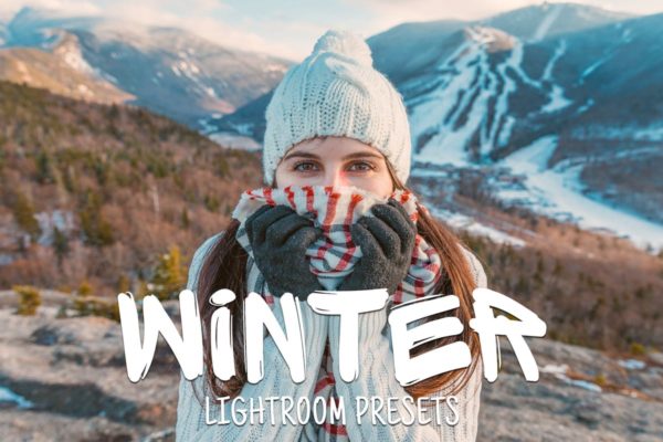 50款冬景冬天照片后期处理LR调色预设 50 Winter Lightroom Presets
