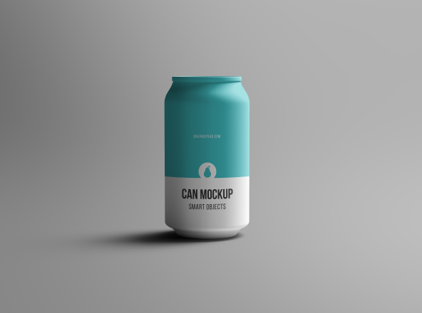 啤酒/饮料易拉罐外观设计PSD样机模板 Psd Can Mockup