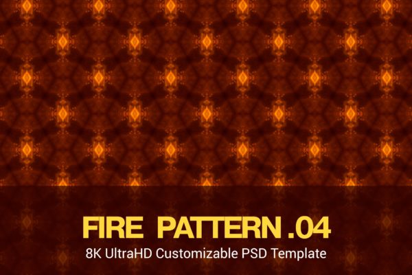 8K超高清无缝焰火/火花图案背景图素材v04 8K UltraHD Seamless Fire Pattern Background