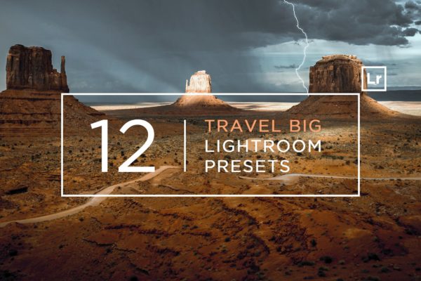 12个旅游景点摄影后期加工LR预设 12 Travel BIG Lightroom Presets