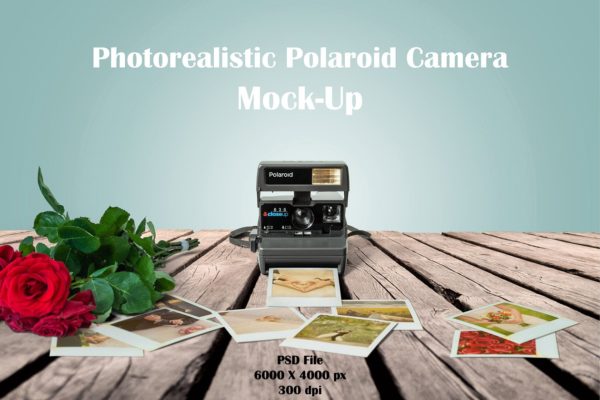 宝丽来相机样机 Polaroid Mockup