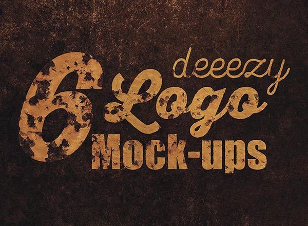 酷炫的LOGO Mock-up模板 6 Photorealistic Logo Mock-ups [PSD]