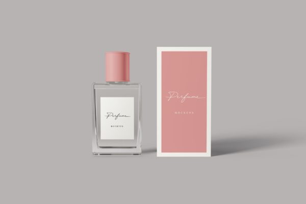 香水瓶外观设计图16设计网精选 Perfume Mockups