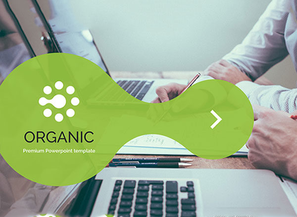 自然或原生态主题免费PPT模板 Free PowerPoint template Organic