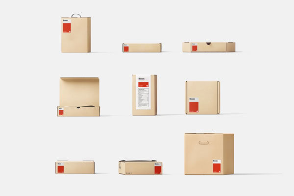 各式各样的牛皮纸硬纸板包装盒子样机62 Kraft Boxes Mockups