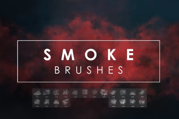 20款高品质烟雾效果PS笔刷 20 Smoke Photoshop Brushes