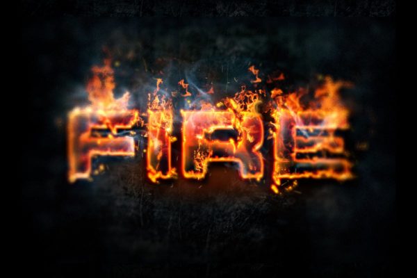 震撼熔岩火焰特效PS图层样式 Hot Lava &amp; Fire Photoshop Layer Styles