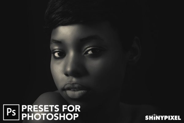 20款摄影大师级别黑白色调风格生成PS预设v2 Monochromatic Vol. 2 – 20 Photoshop Presets