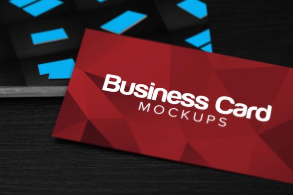 10款商业/企业品牌名片样机 10 Business Card Mockups