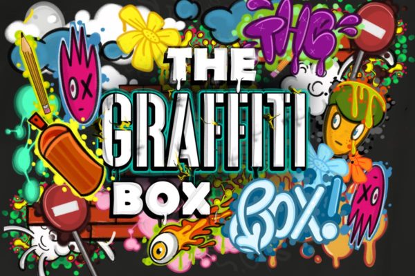 涂鸦艺术插画创作Procreate笔刷工具箱 The Graffiti Box: Procreate Brushes