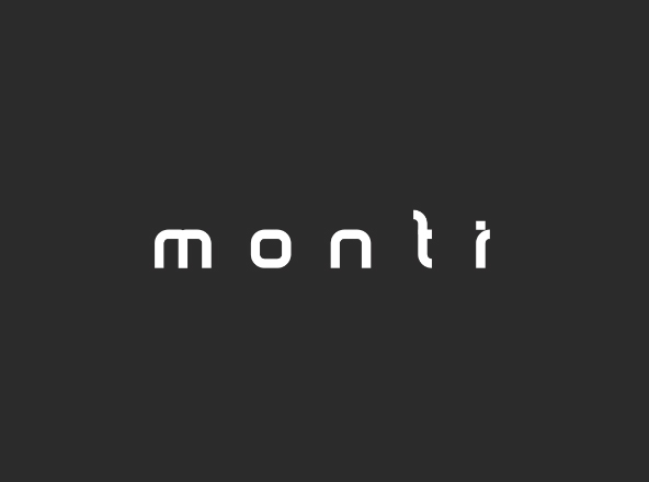 品牌/海报设计简约风英文无衬线字体16图库精选 Monti Sans Serif Minimal Font