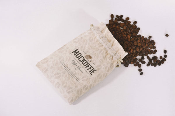 咖啡豆包装麻袋外观设计样机模板 Jute Coffee Bag Mockup