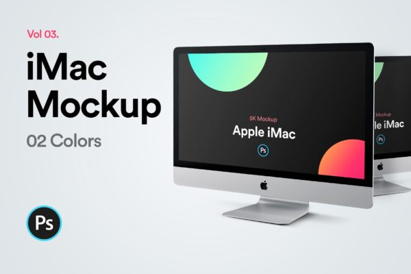 2019款iMac Pro一体机电脑样机模板v3 iMac 2019 Mockup Vol 03