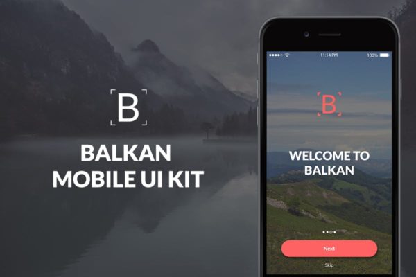 小众时尚轻奢商品电商APP UI套件 Balkan Mobile UI Kit