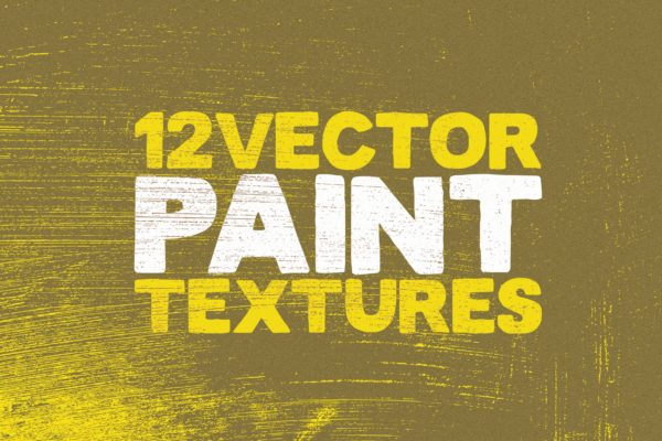 12款油漆纹理矢量素材天下精选背景 Vector Paint Textures x12