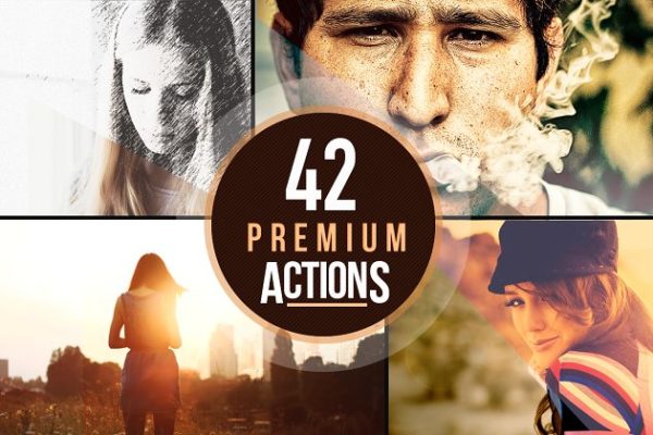 42款专业照片效果处理PS动作 42 Premium Actions