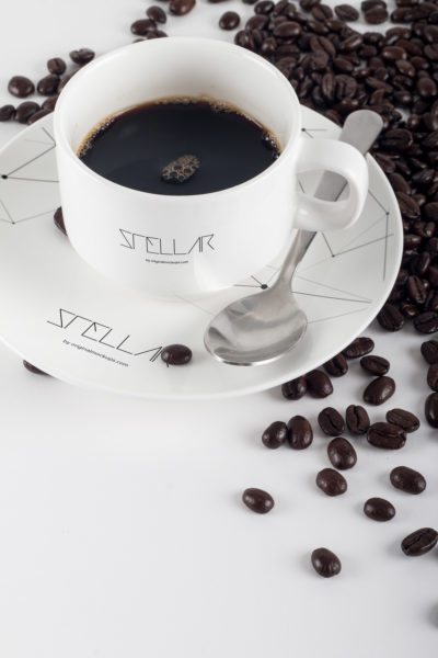 咖啡陶瓷杯咖啡品牌商标设计效果图
