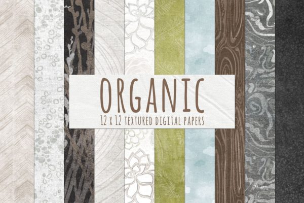 纯天然有机纹理背景 Natural Organic Textured Backgrounds