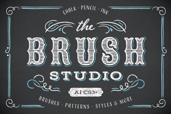AI画笔/纹理/样式工具包 The Brush Studio