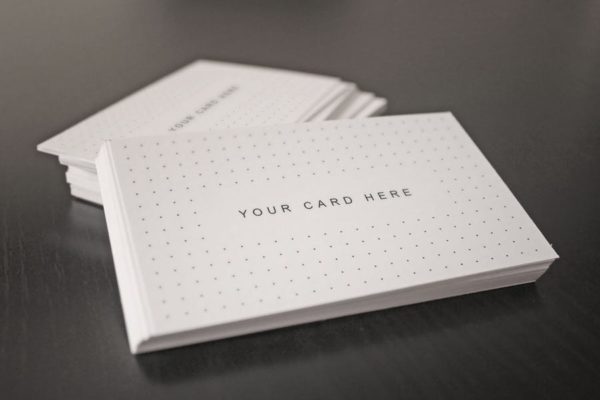 企业名片设计堆叠预览样机模板 Flyer and Business Card Clean Realistic Mockups
