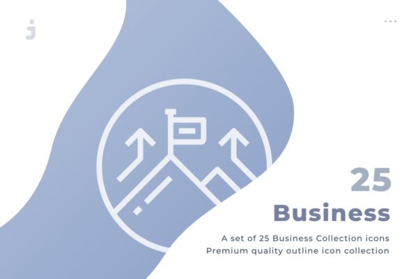 25枚商业商务主题系列图标合集 25 Business Collection icon set