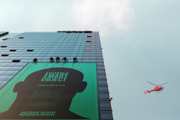 城市海报广告牌设计效果图预览样机素材中国精选模板#2 Urban Poster / Billboard Mock-up &#8211; Huge Edition #2